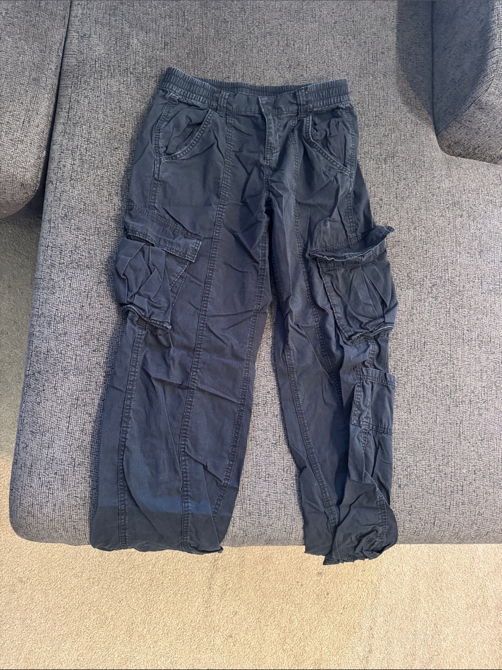 Divided Women's Dark Navy Cargo Jogger Pants